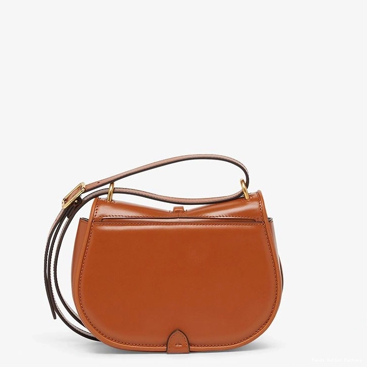 Affordable HOT In Brown Bag C'mon Calf Leather Mini Fendi 0813